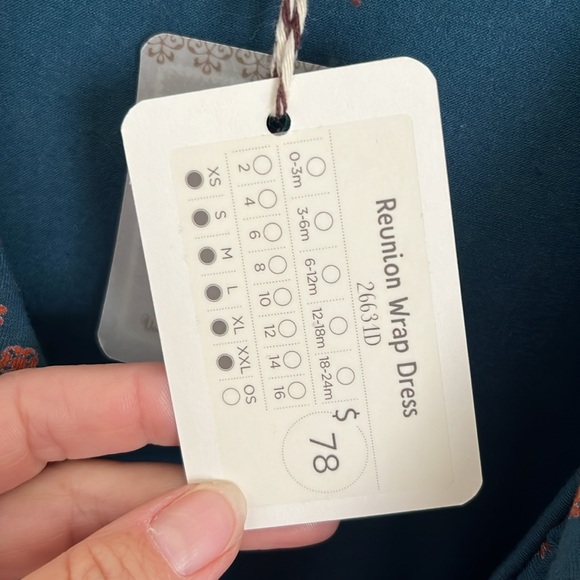 Matilda Jane Reunion Wrap Dress NWT. Sz small - Picture 3 of 4